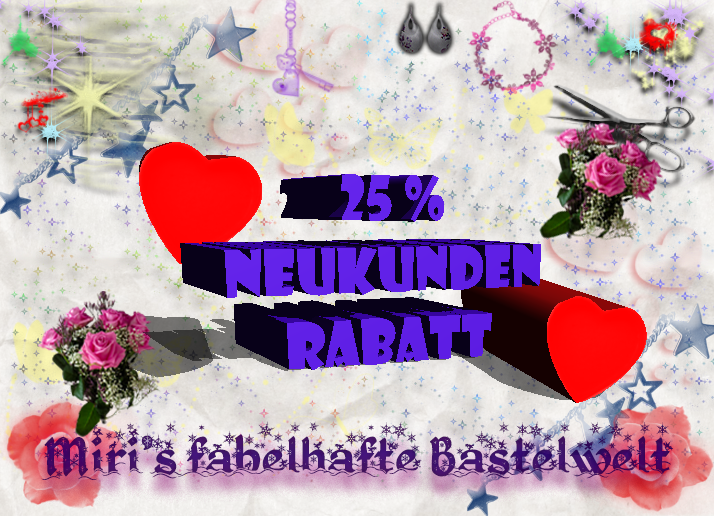 25 % Neukundenrabatt